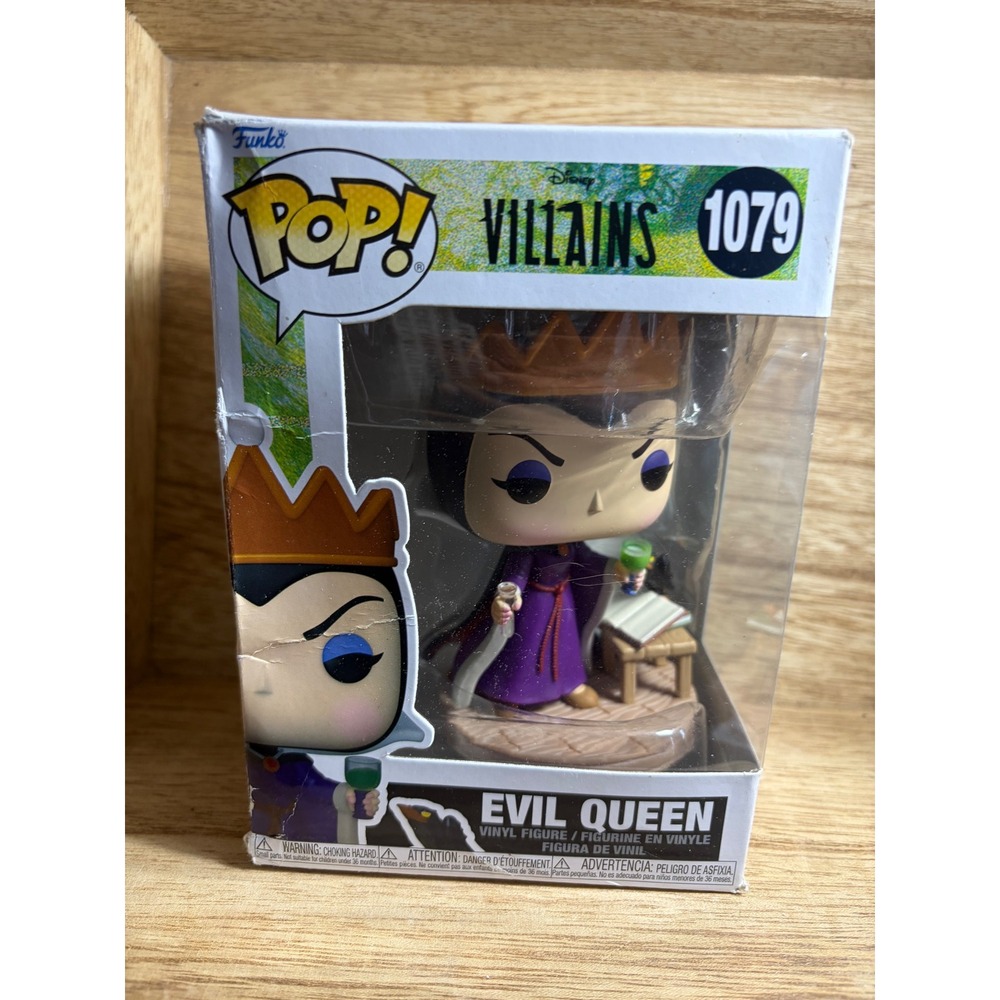 Funko Pop Disney Villains Evil Queen 1079 Vinyl Figure Snow White Collectible